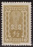 Austria 1922 Símbolos 1/2 K Yelow Scott 250